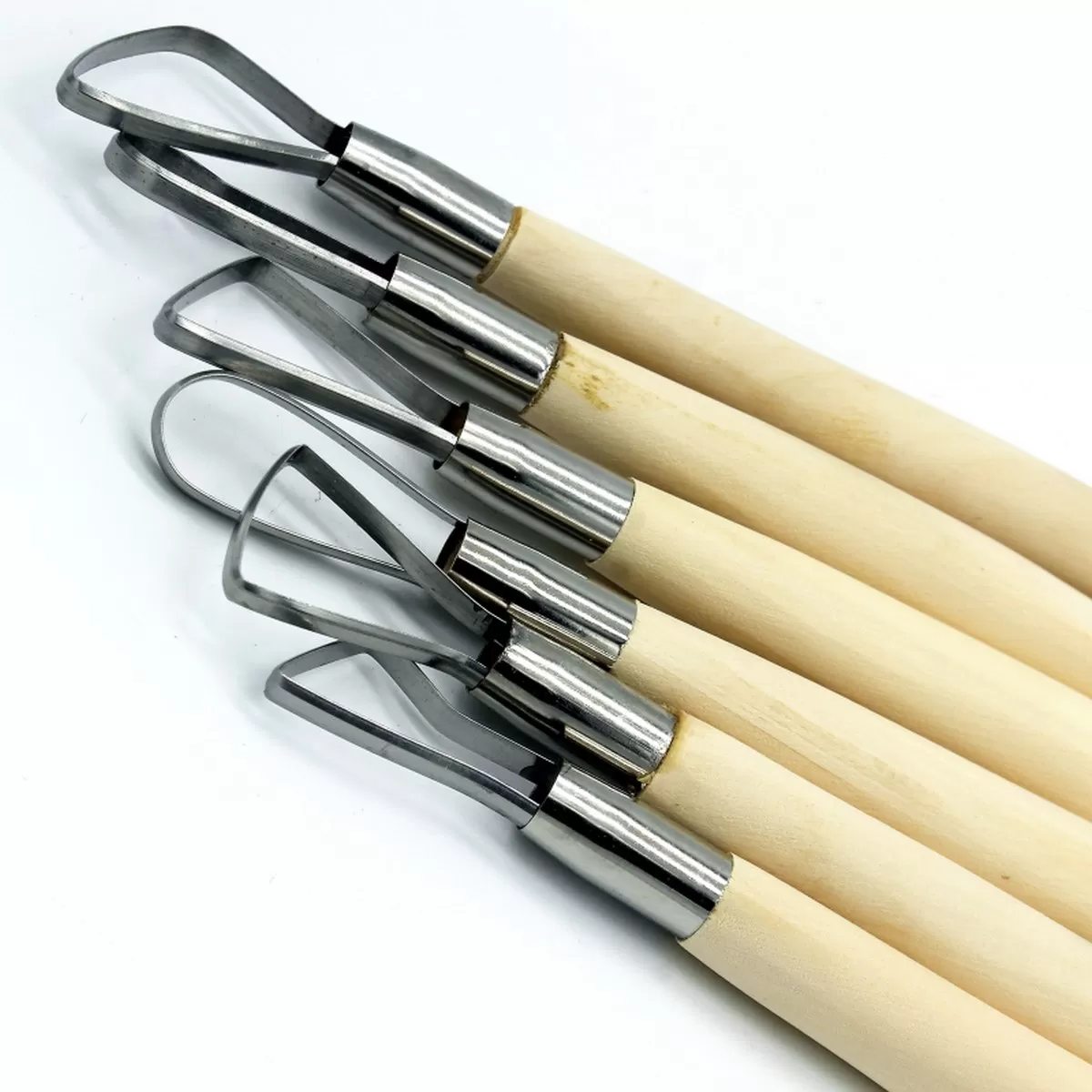 CRAFT CLAY TOOL SET 6PCS WOODEN