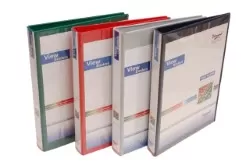 DIAMOND  FILE RING BINDER CLEAR TOP PVC IMPORTED BOARD 1.5 INCH