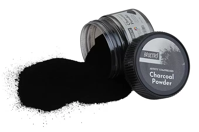 BRUSTRO ARTISTS COMPRESSED CHARCOAL POWDER 100 ML