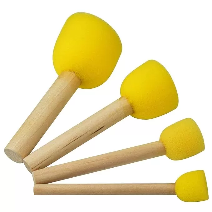 THE ART BOX 4 PCS SPONGE DABBER BRUSH FURNITURE CRAFT ART PAINTING TOOL SUPPLIES