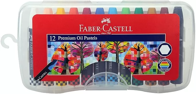 FABER CASTELL OIL PASTELS PREMIUM HEXAGONAL