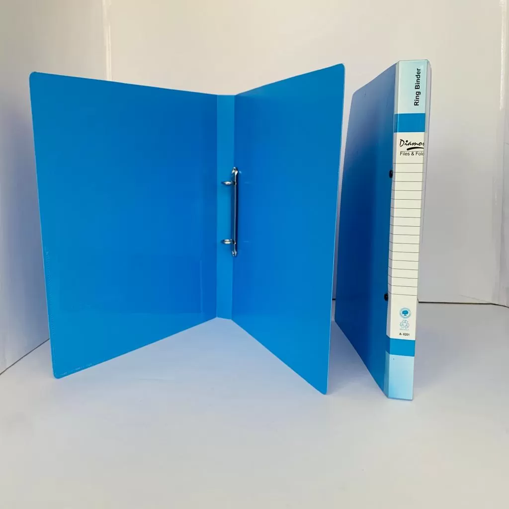 DIAMOND  RING BINDER WITH CLEAR TOP