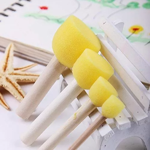 THE ART BOX 4 PCS SPONGE DABBER BRUSH FURNITURE CRAFT ART PAINTING TOOL SUPPLIES