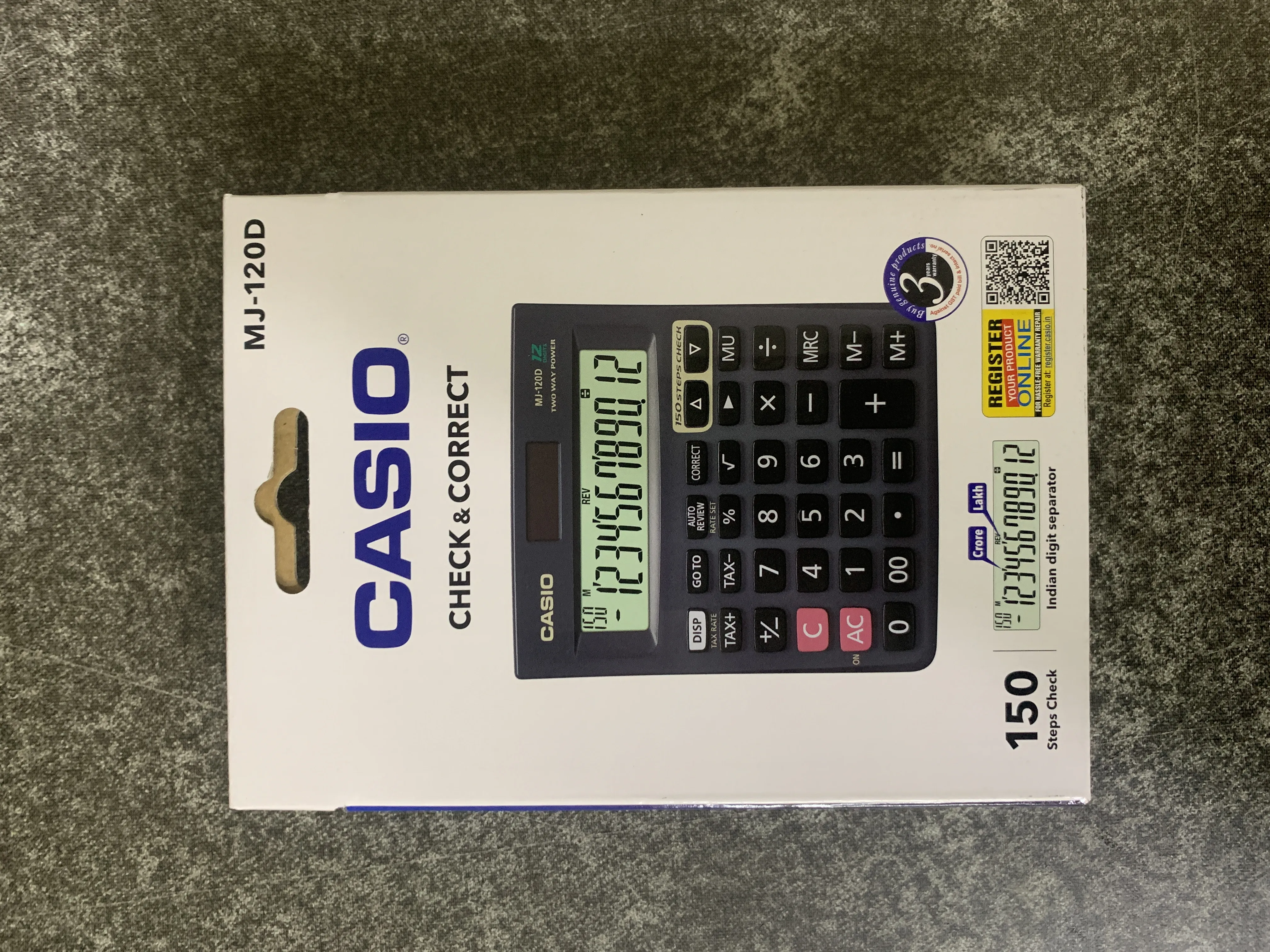 CASIO CALCULATOR MJ120D