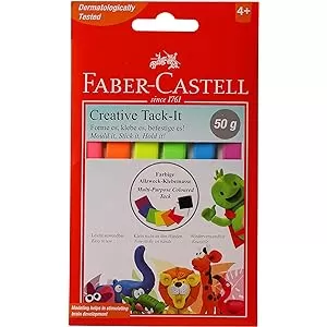 FABER CASTELL CREATIVE TACK IT 50 GRAMS(COLOUR)