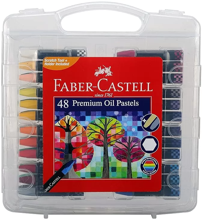 FABER CASTELL OIL PASTELS PREMIUM HEXAGONAL