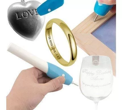 Engrave-It Handheld Battery Operated Engraving Pen Tool. Engraves on almost any surface