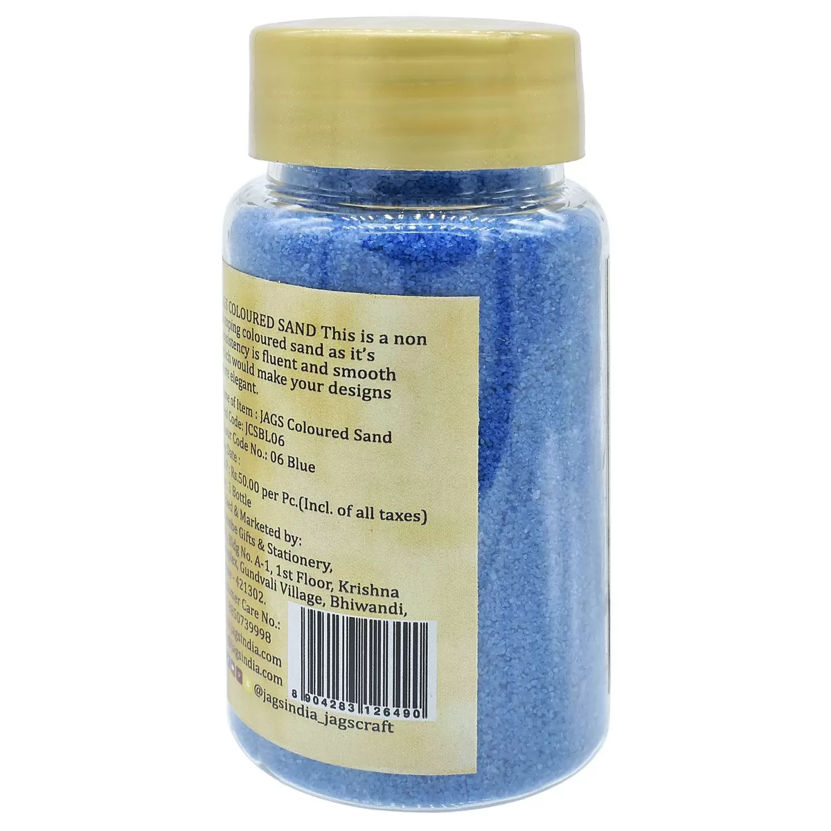 COLOURED SAND 160GMS BLUE