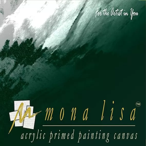 MONALISA ARTISTS' WHITE  COTTON CANVAS BOARD