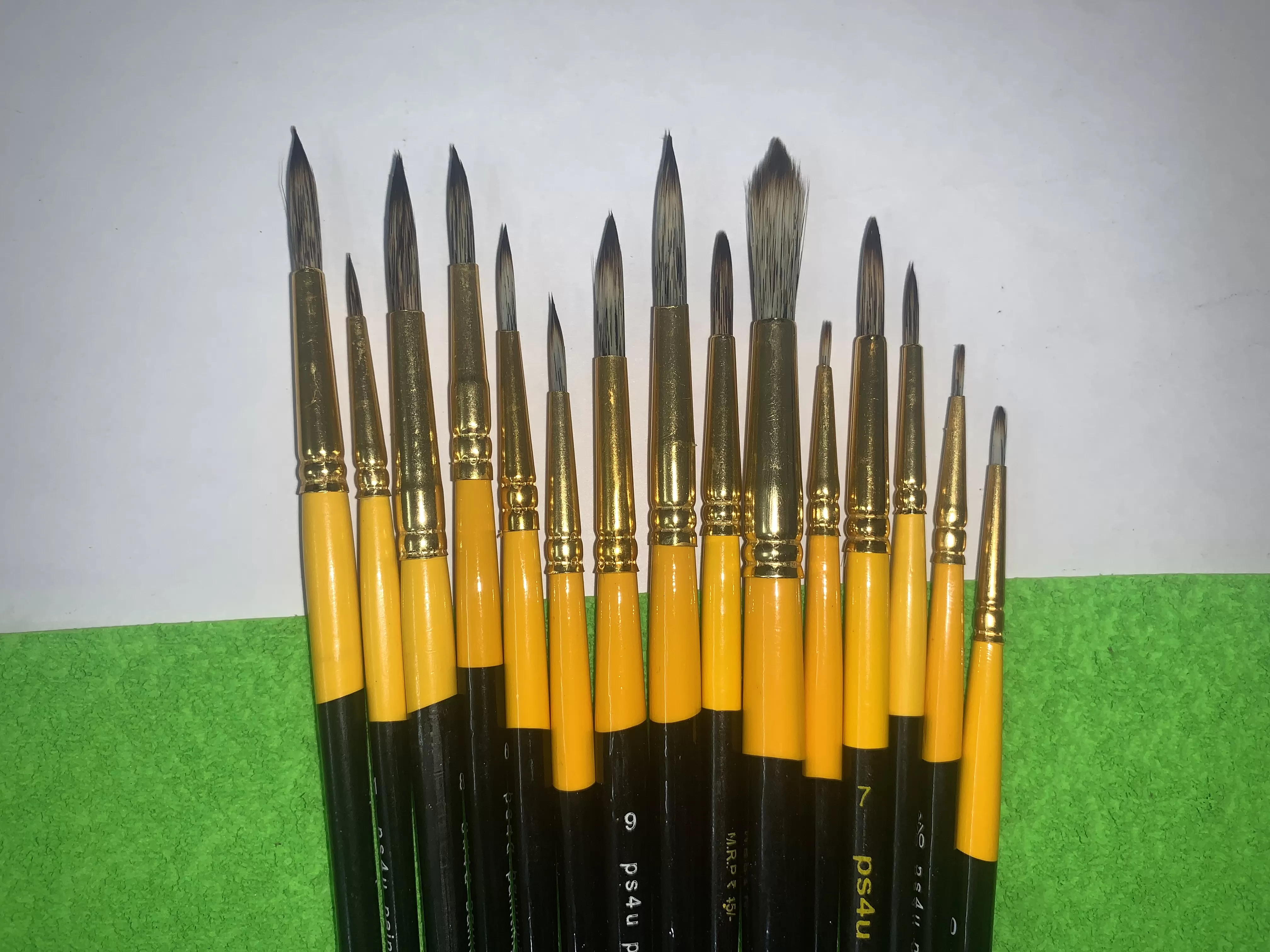 PS4U ROUND BRUSH ST-15 WITH SYNTHETIC HAIR FOR ‎WATER COLOUR , ACRYLIC