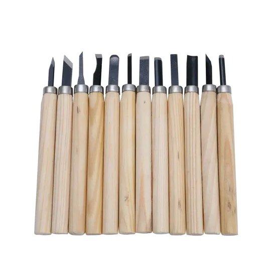 WOOD CARVING KNIFE TOOL SET | PACK OF 12