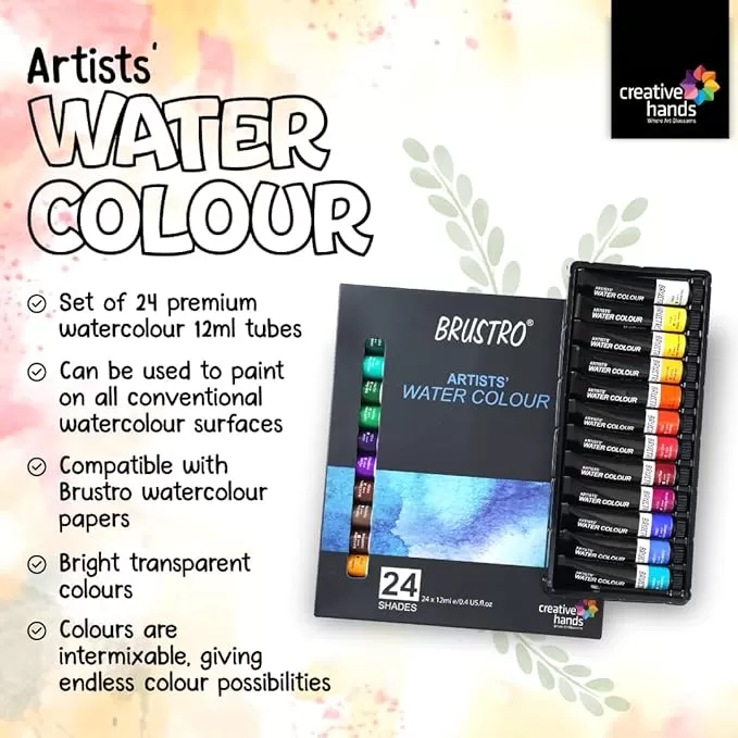 BRUSTRO ARTISTS ’ WATERCOLOUR SET