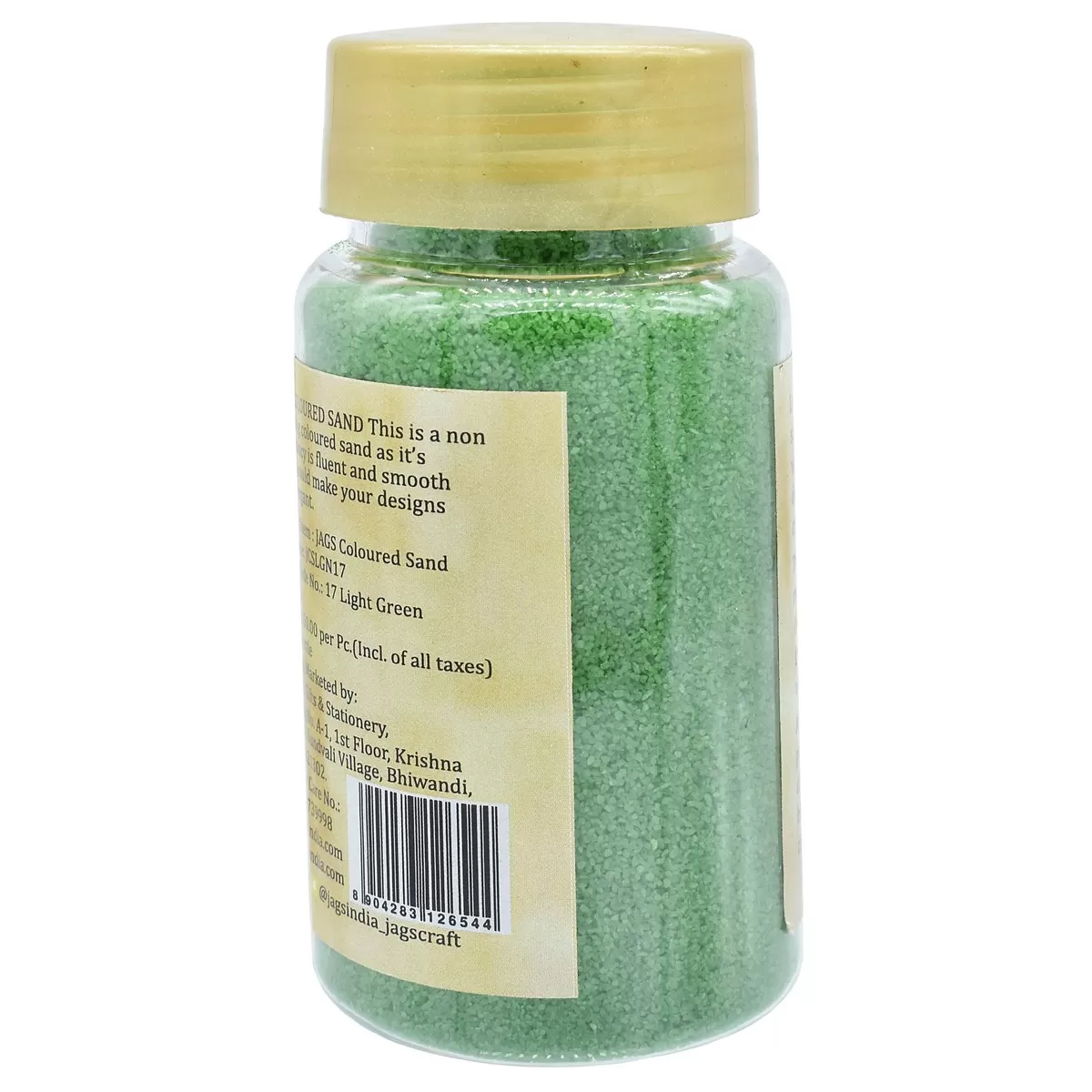 COLOURED SAND 160GMS LIGHTGREEN