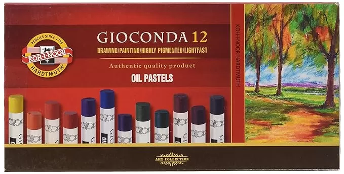 KOH-I-NOOR GIOCONDA ARTIST'S OIL PASTELS - PACK OF 12