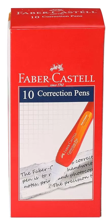 FABER CASTELL CORRECTION PEN WHITE