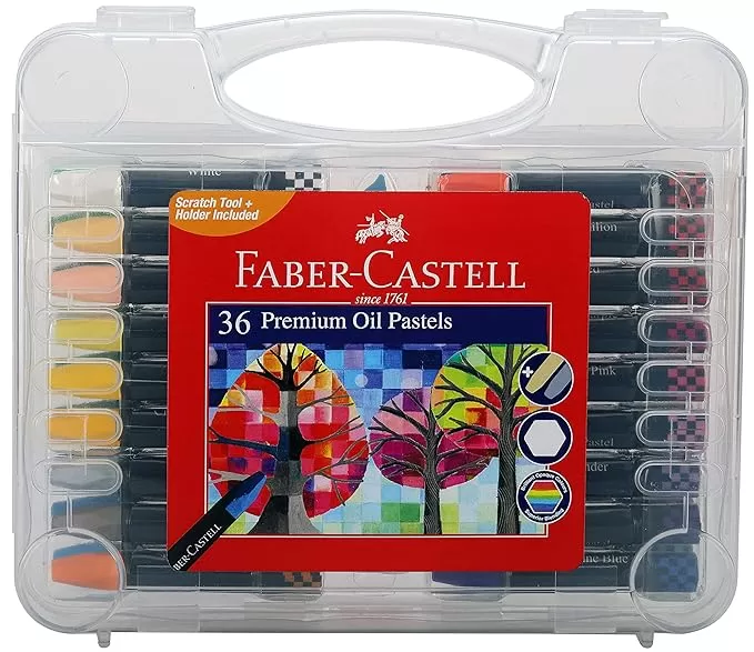 FABER CASTELL OIL PASTELS PREMIUM HEXAGONAL