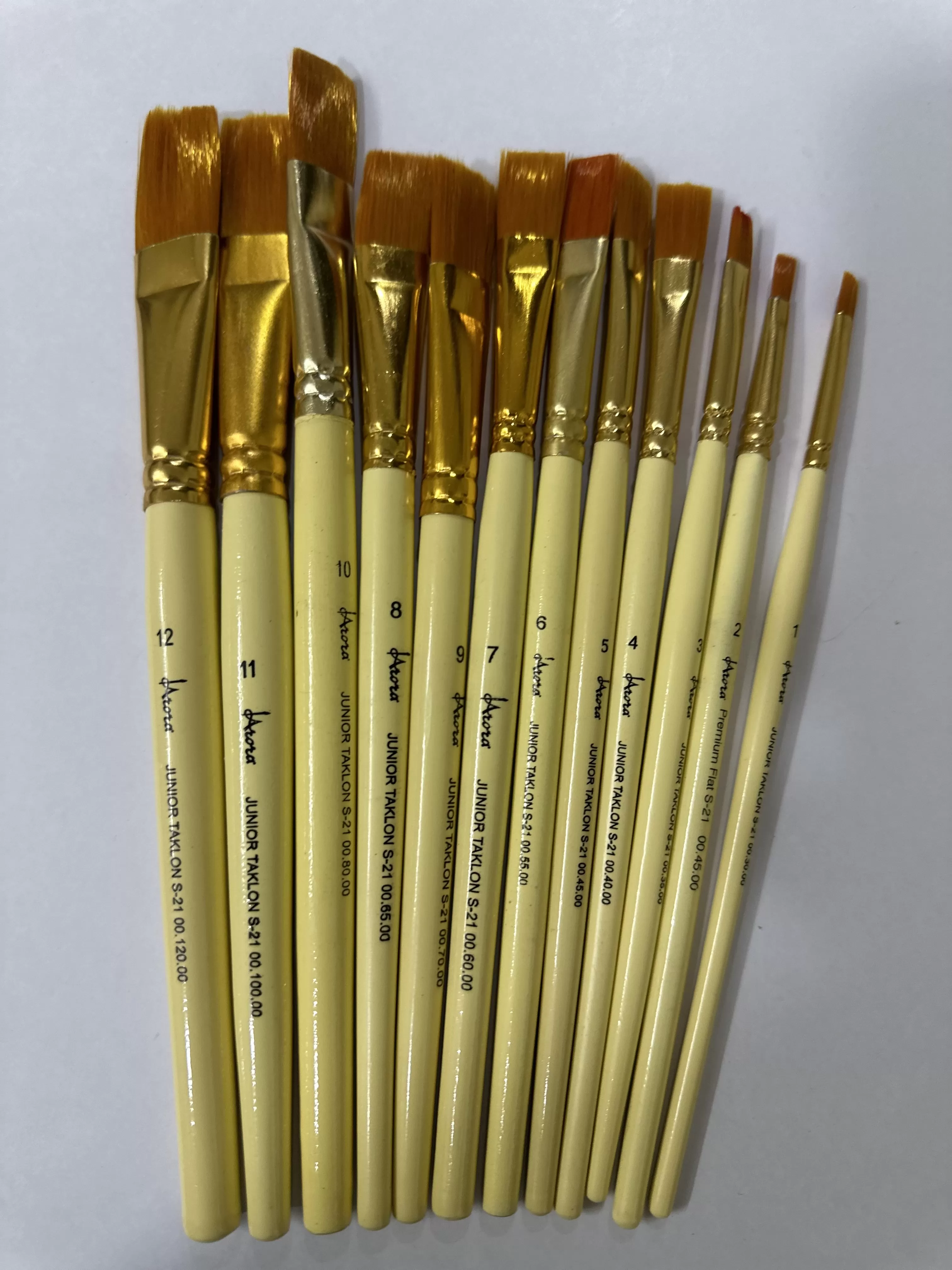 ARORA FLAT BRUSH  FOR ‎WATER COLOUR , ACRYLIC