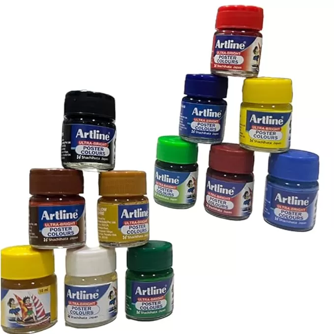 ARTLINE POSTER COLOURS SET  FOR ART, ANIMATION PRODUCTION, SCANNING & PRINTING