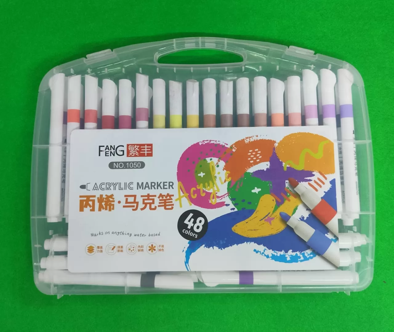 ACRYLIC MARKER MACKS ON ANGTHING WATER BASE - 48 COLOUR 