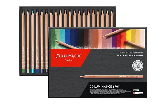 BOX OF 20 COLOURS LUMINANCE PORTRAIT  ASSORTMENT