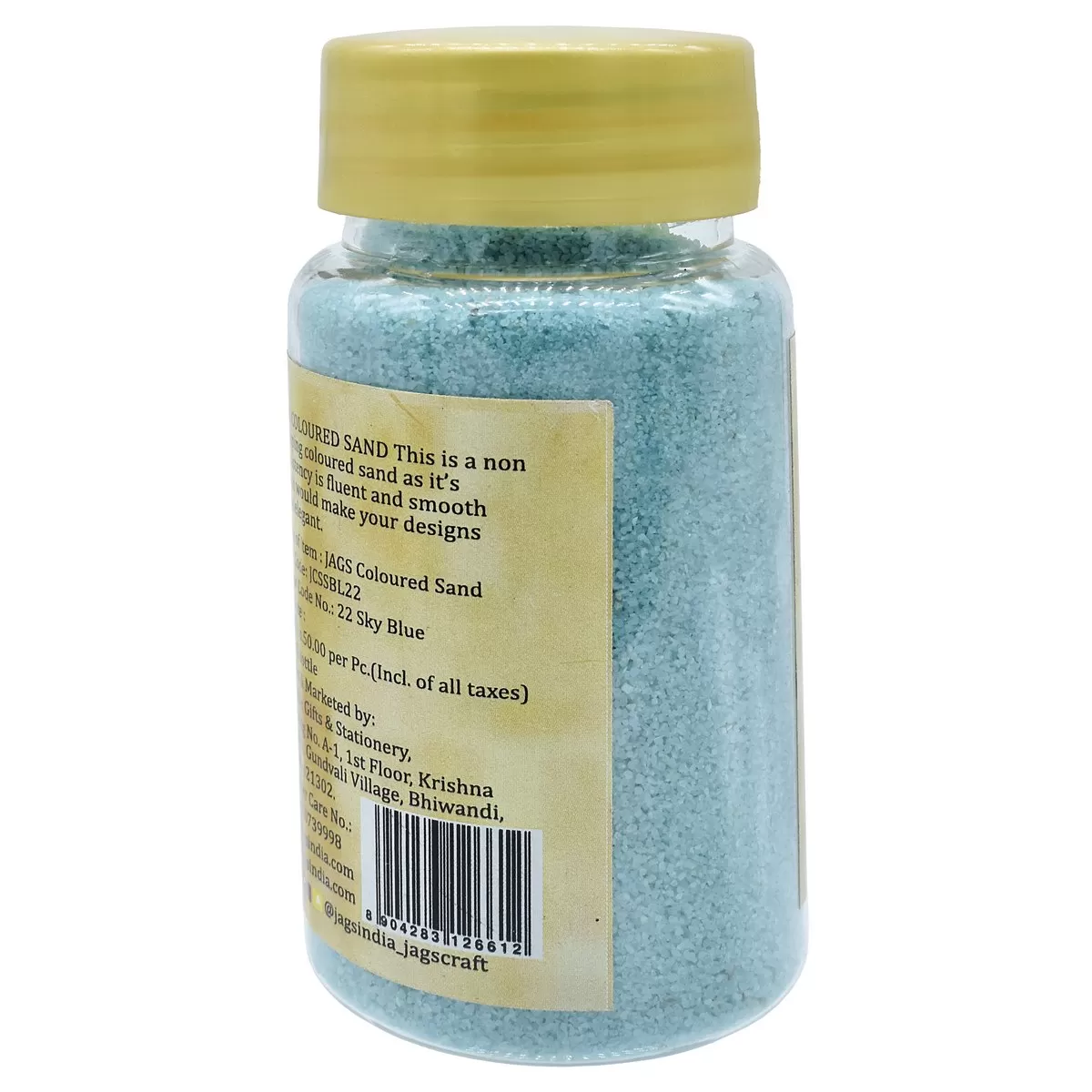 COLOURED SAND 160GMS SKY BLUE 