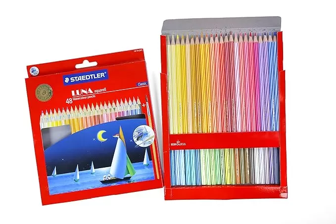 STAEDTLER LUNA WATER COLOUR PENCIL - PACK OF 48