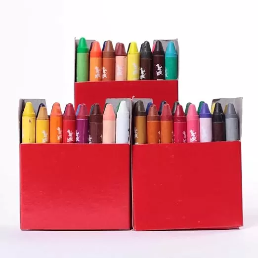 FABER CASTELL WAX CRAYON REG LONG 75MM 16COL SET