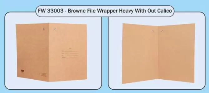 BROWNE FILE WRAPPER - HEAVY (400 GSM)