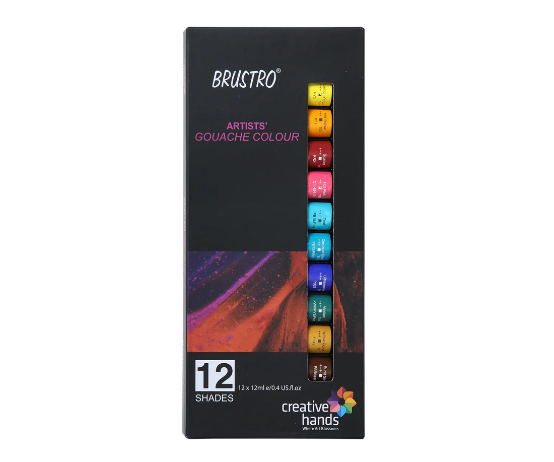 BRUSTRO ARTISTS GOUACHE COLOUR SET