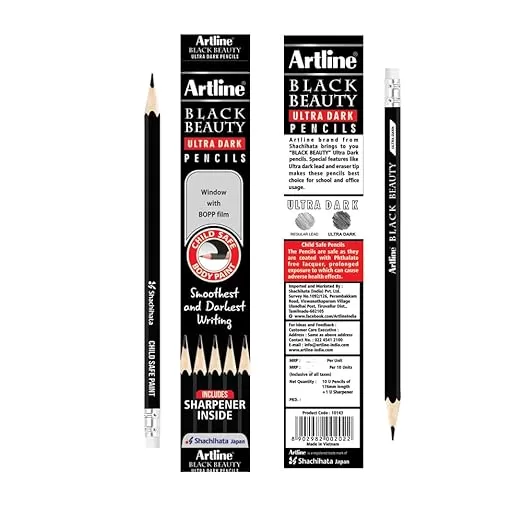 Artline Blackbeauty Ultra Dark Pencil