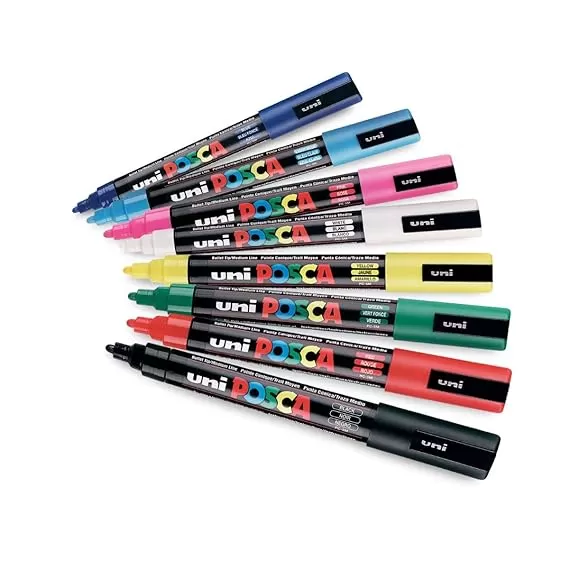 POSCA UNI-BALL BULLET SHAPED PAINT MARKER PEN