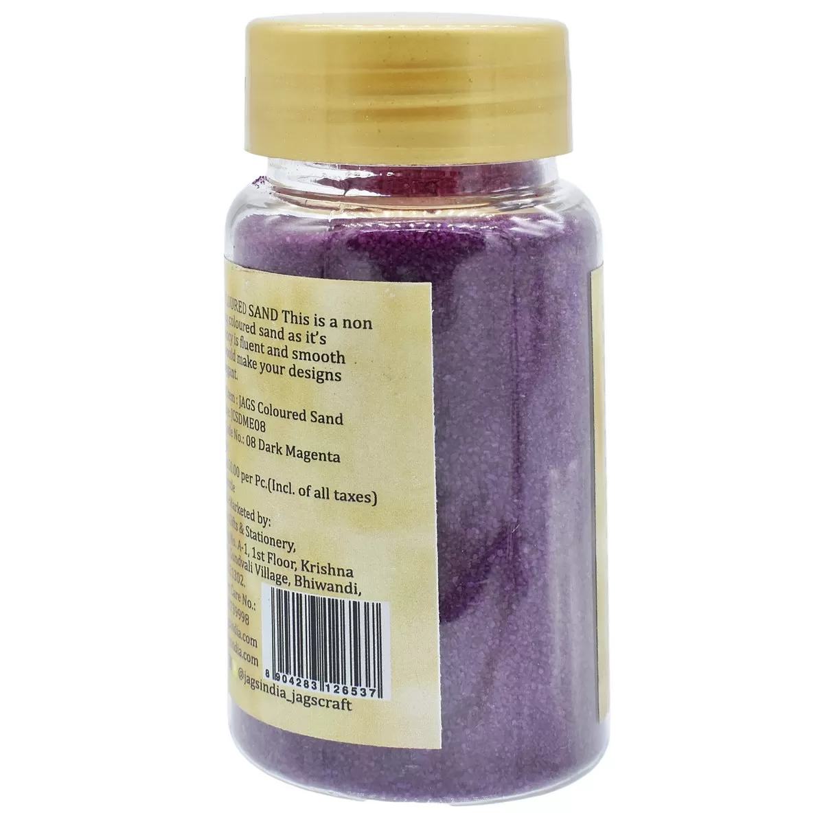 COLOURED SAND 160GMS DARK MAGENTA