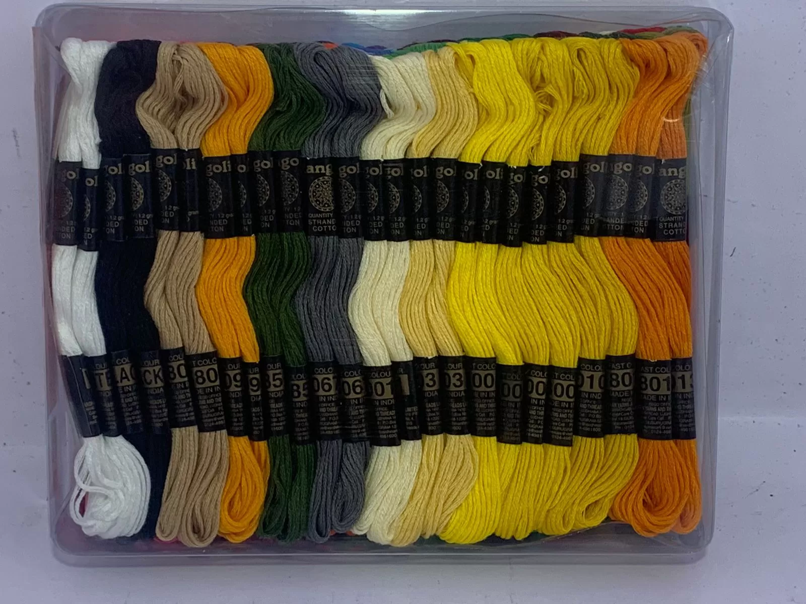 MIX COLOUR THREAD 50COL*2  100 PC PACK