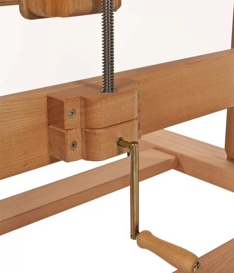 STUDIO EASEL DOUBLE MAST WITH CRANK FOR ELEVATION & INCLINATION