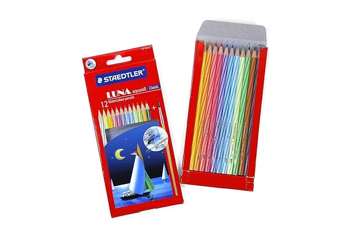 STAEDTLER LUNA WATER COLOUR PENCIL - PACK OF 12