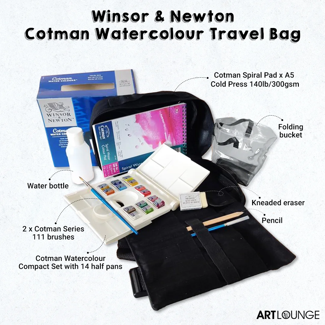 WINSOR & NEWTON COTMAN WATER COLOUR TRAVEL BAG