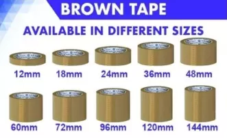 ADI WONDER BOPP TAPE BROWN 46 MIC  60MTR