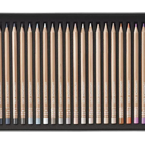 CARAN DACHE LUMINANCE COLOUR PENCIL 76 SHADES + 2 BLENDER PENCILS